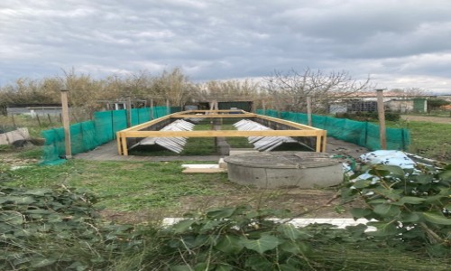installation du filet anti-oiseaux